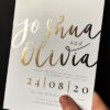 Invitaciones de Boda San Luis Potosí México Modelo Elegante 01