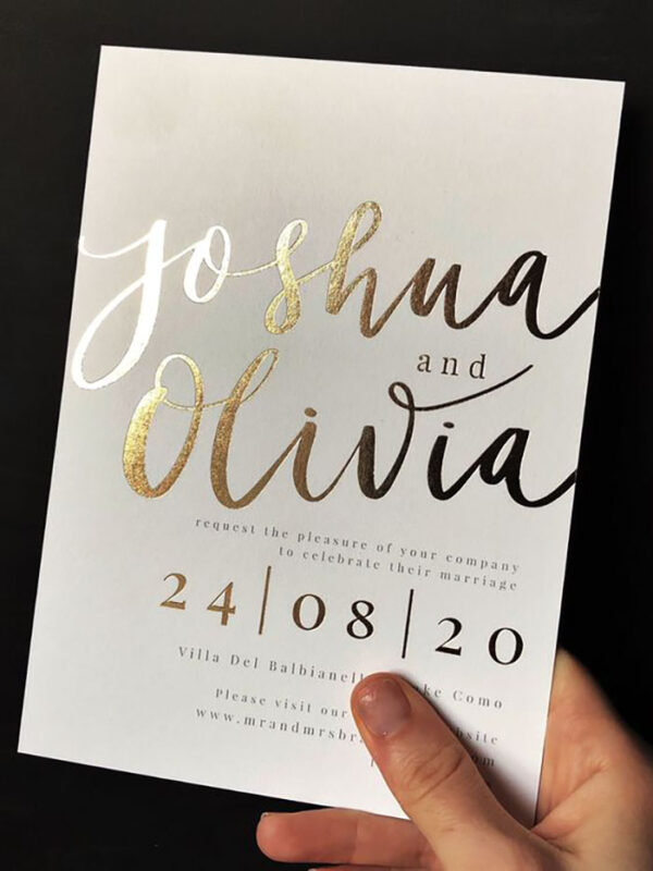 Invitaciones de Boda San Luis Potosí México Modelo Elegante 01