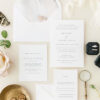 Invitaciones de Boda San Luis Potosí México Modelo Elegante 09