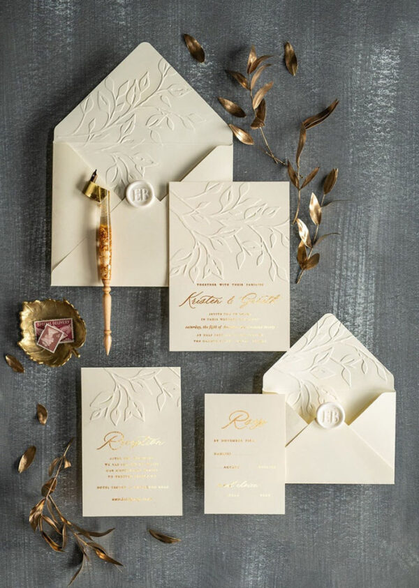 Invitaciones de Boda San Luis Potosí México Modelo Elegante 13