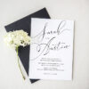 Invitaciones de Boda San Luis Potosí México Modelo Minimalista 02