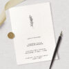 Invitaciones de Boda San Luis Potosí México Modelo Minimalista 07