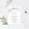 Invitaciones de Boda San Luis Potosí México Modelo Minimalista 11